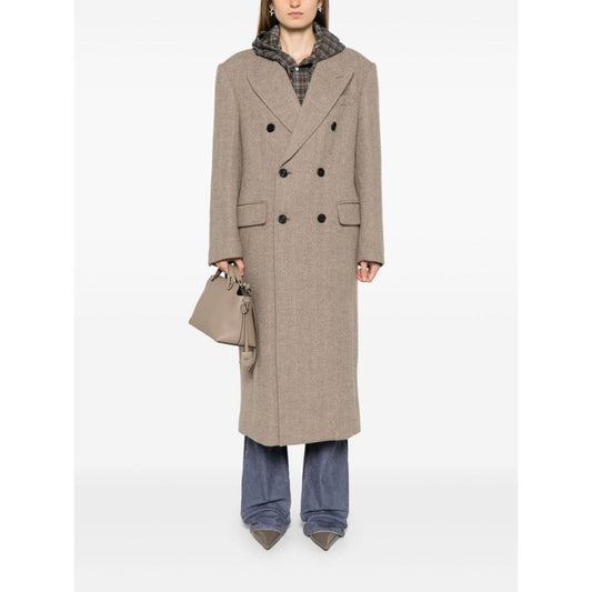 DUNST Coats Beige Jackets Dunst