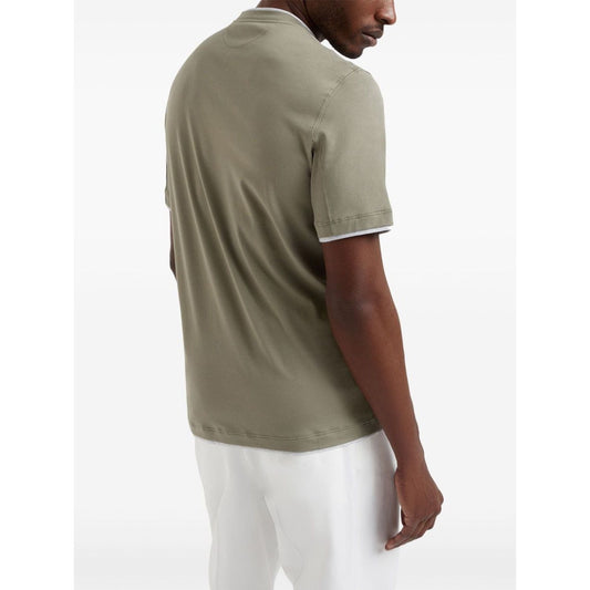 Brunello Cucinelli T-shirts and Polos Green