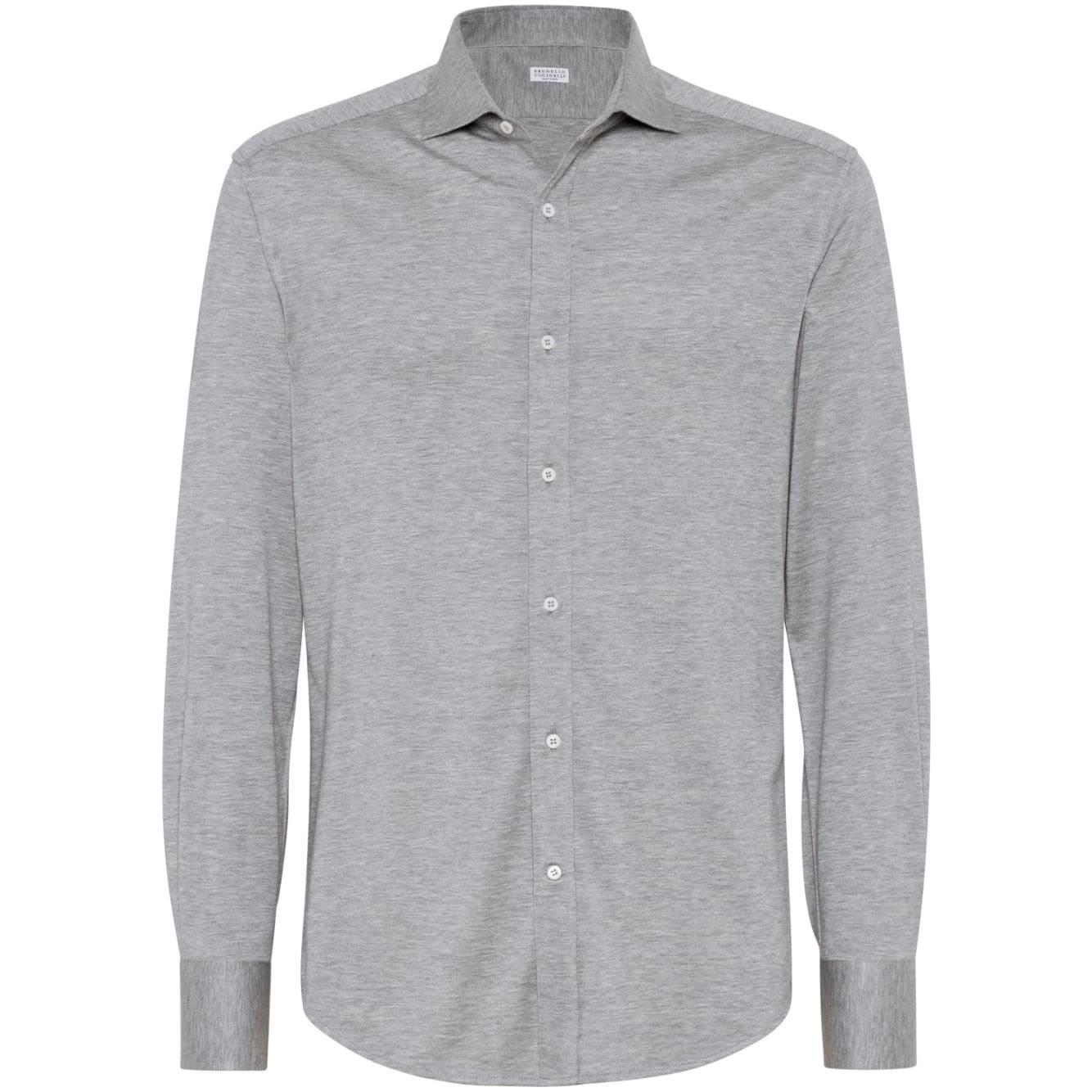 Brunello Cucinelli Shirts Light Grey