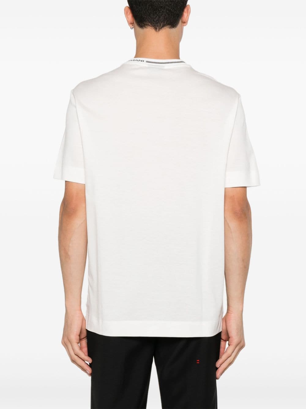 Emporio Armani T-shirts and Polos White Topwear Emporio Armani