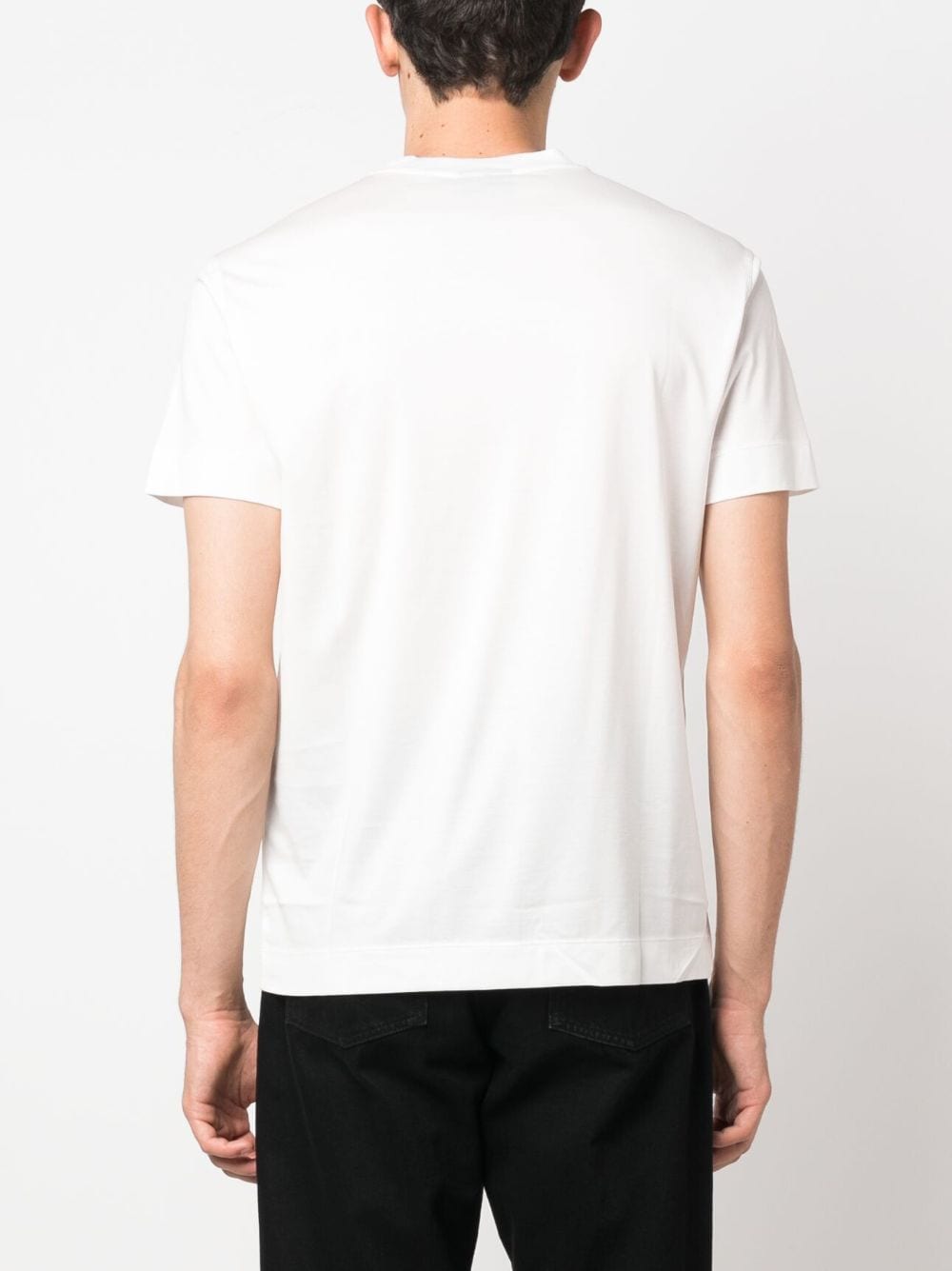 Emporio Armani T-shirts and Polos White Topwear Emporio Armani