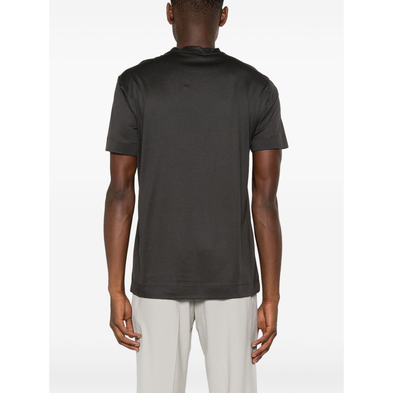 Emporio Armani T-shirts and Polos Grey Topwear Emporio Armani