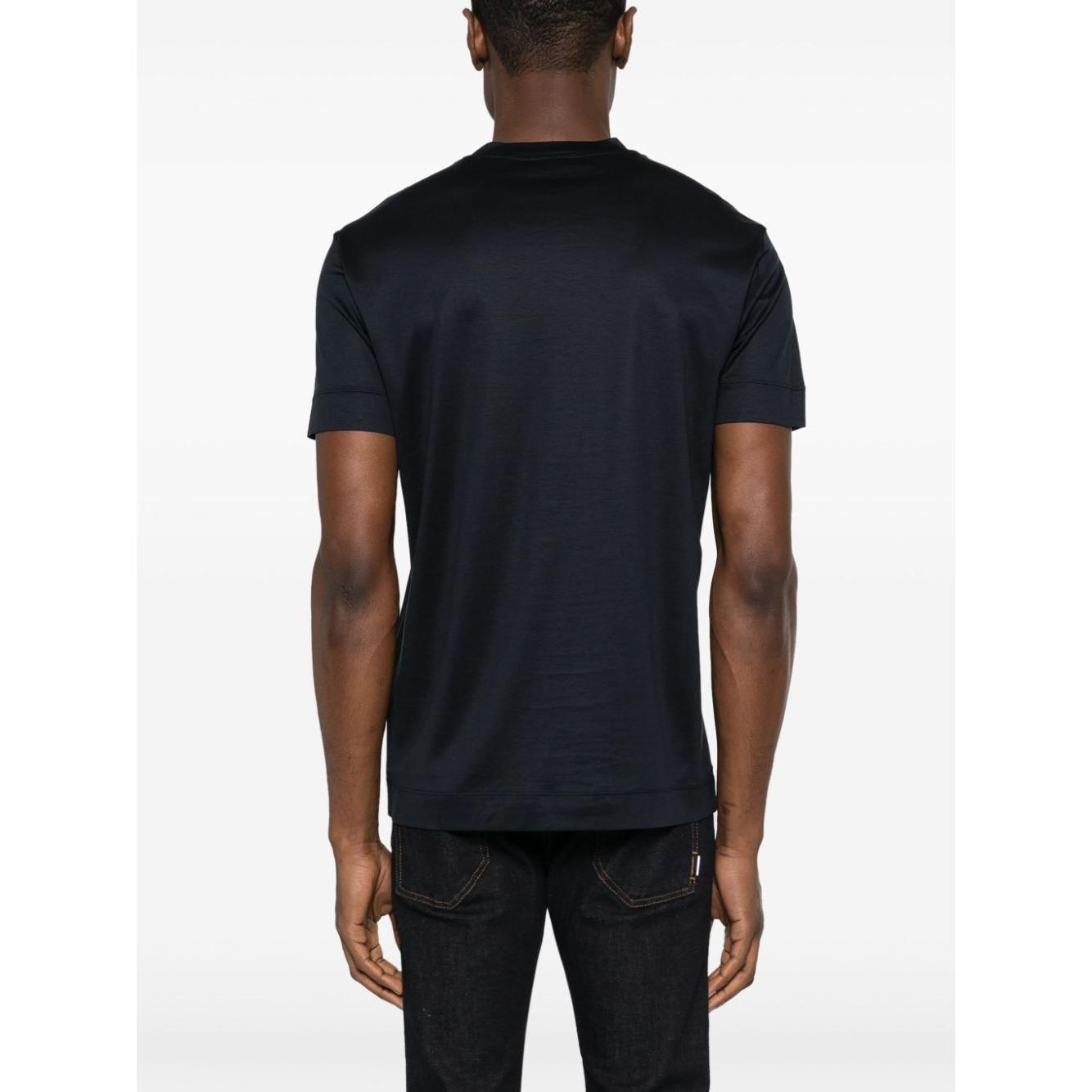 Emporio Armani T-shirts and Polos Blue Topwear Emporio Armani