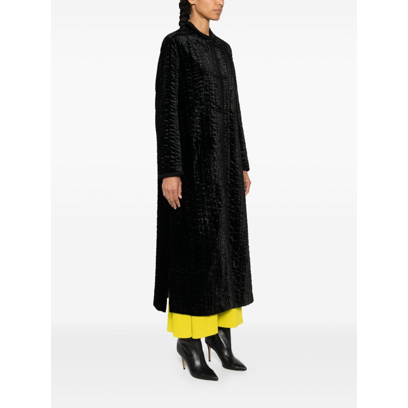 Forte Forte black velvet textured Coats Jackets Forte Forte