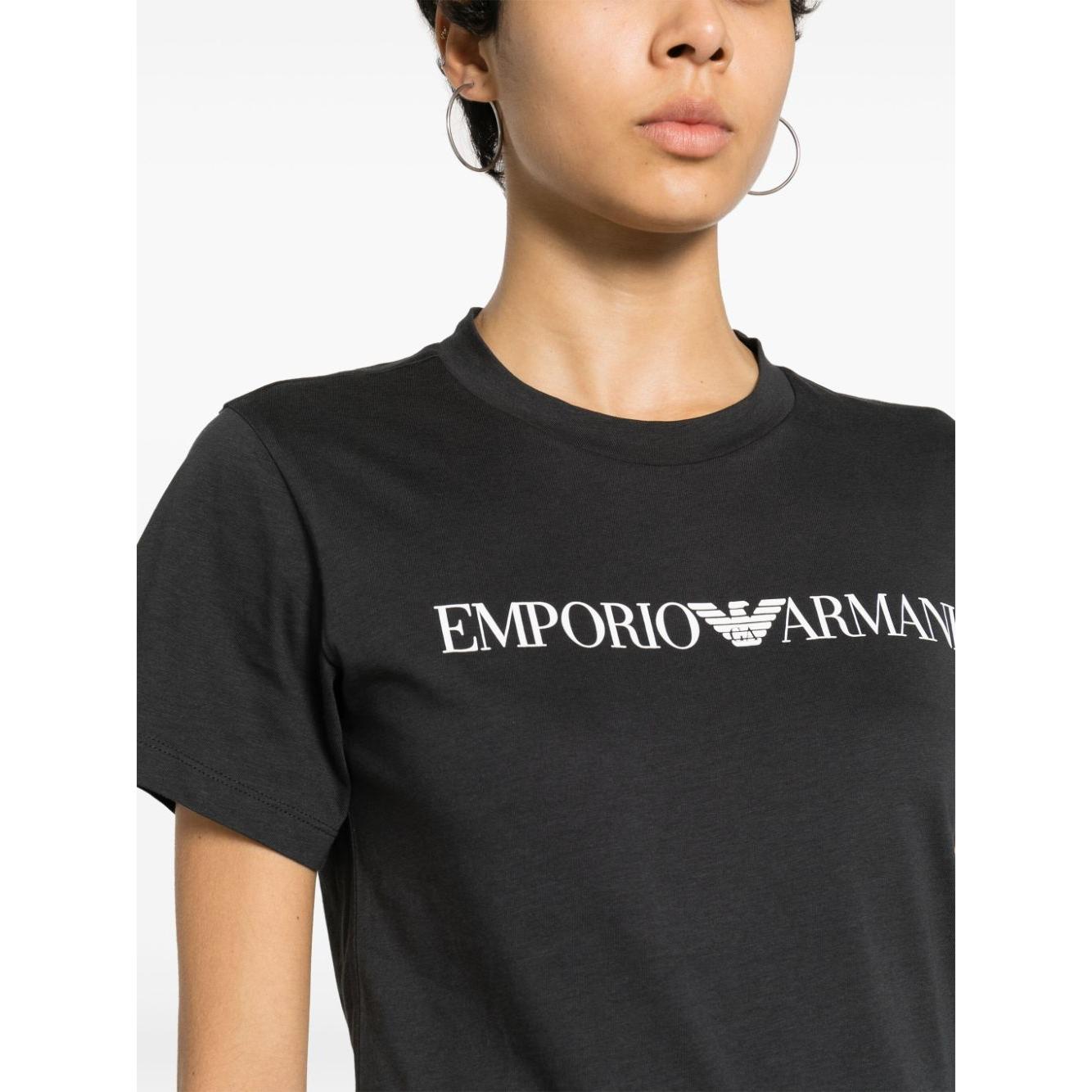 Emporio Armani Women T-shirt Blue Topwear Emporio Armani