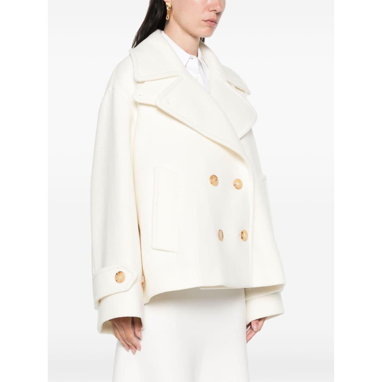 Chloè virgin wool blend Coats White Jackets Chloè