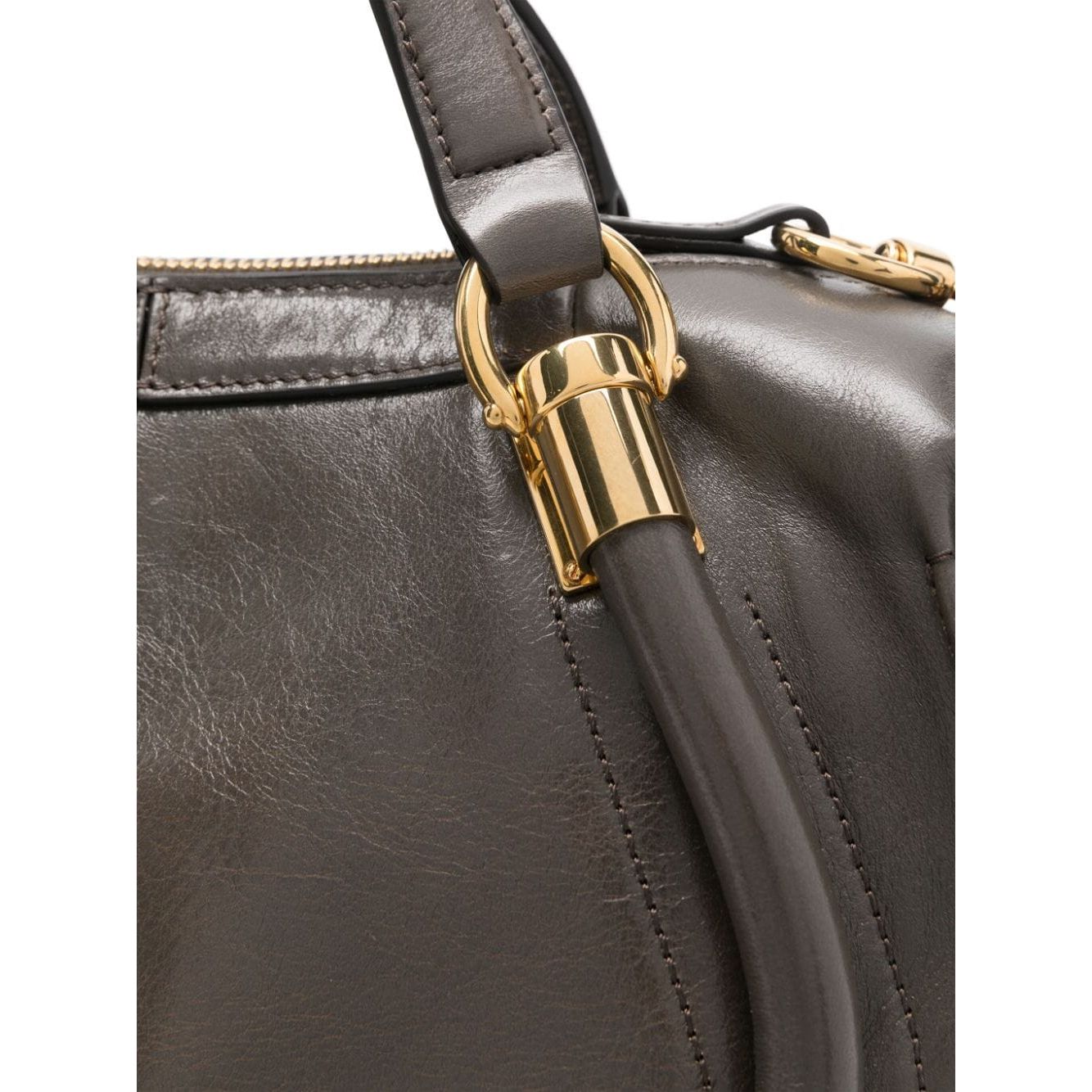 Chloè Bag calf leather olive green Handbag Chloè