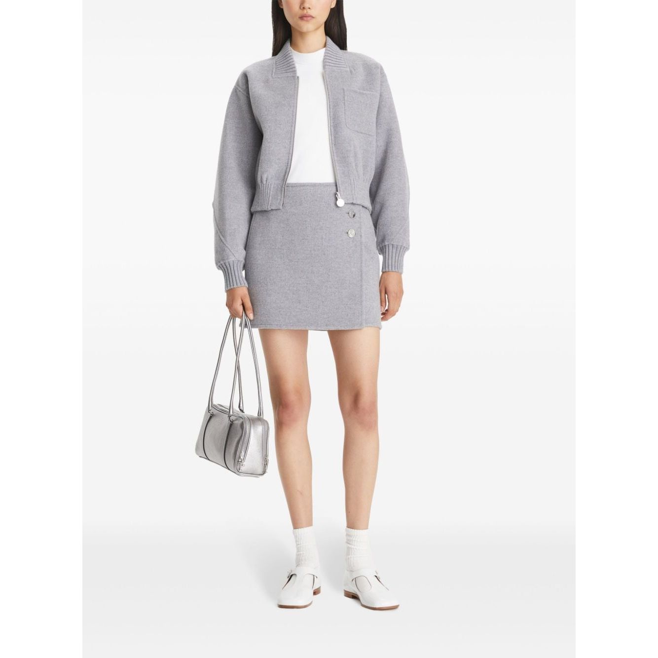 Tory Burch wool mélange effect Skirts Grey Skirts Tory Burch