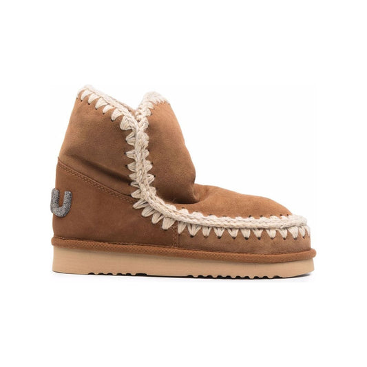 Mou Boots Leather Brown Boots Mou