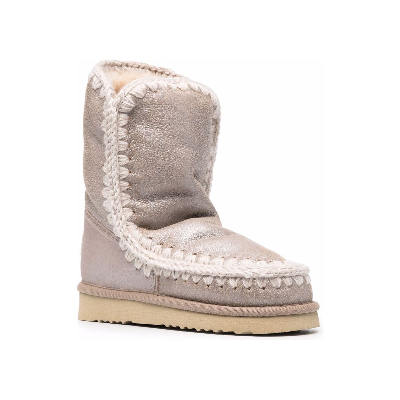 Mou sheepskin Women Boots Grey Boots Mou