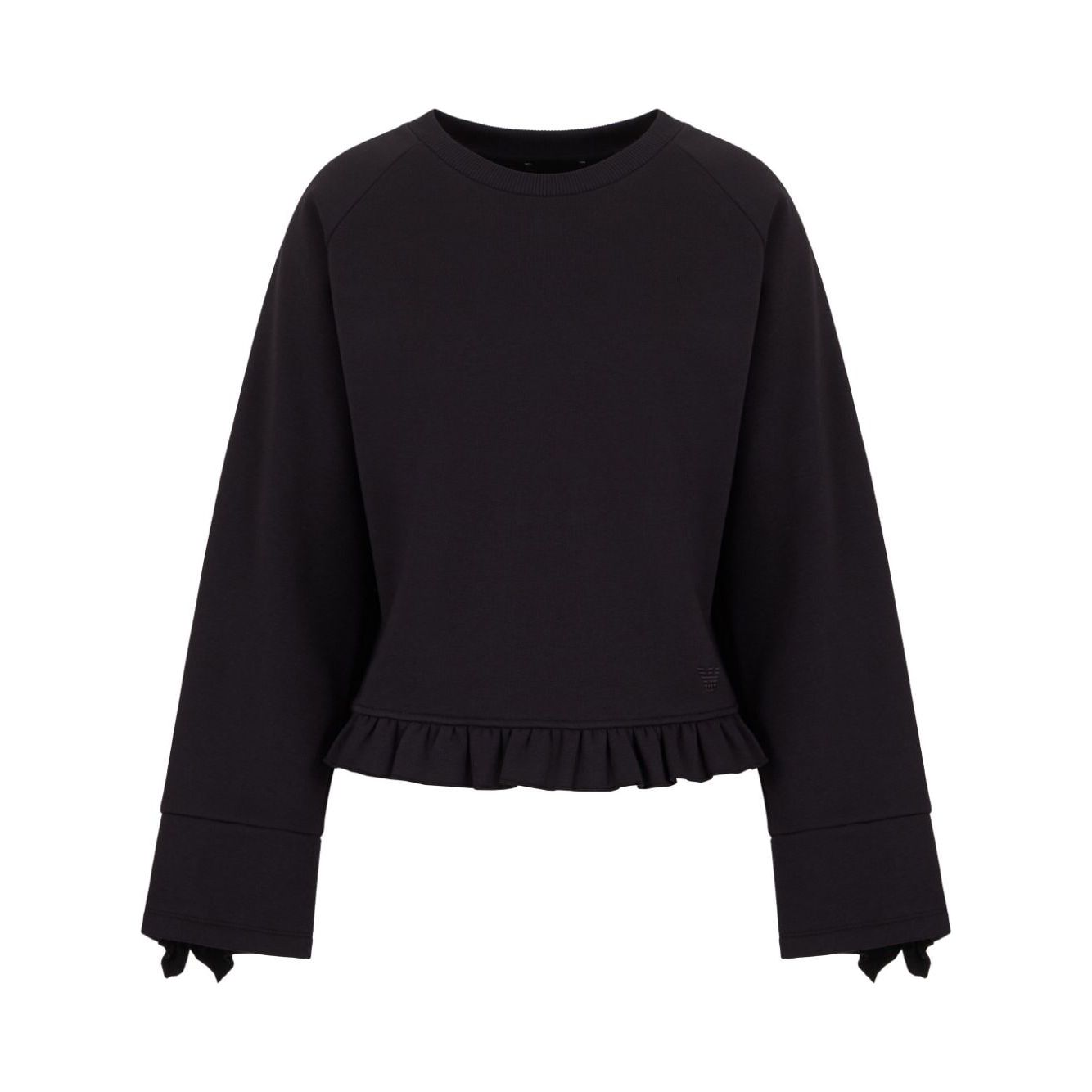 Emporio Armani cotton blend Women Sweaters Black Topwear Emporio Armani