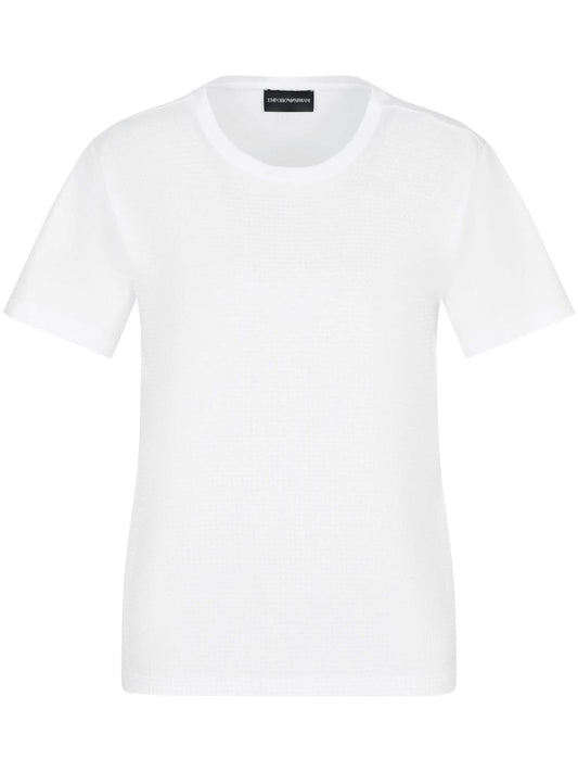 Emporio Armani T-shirts and Polos White Topwear Emporio Armani