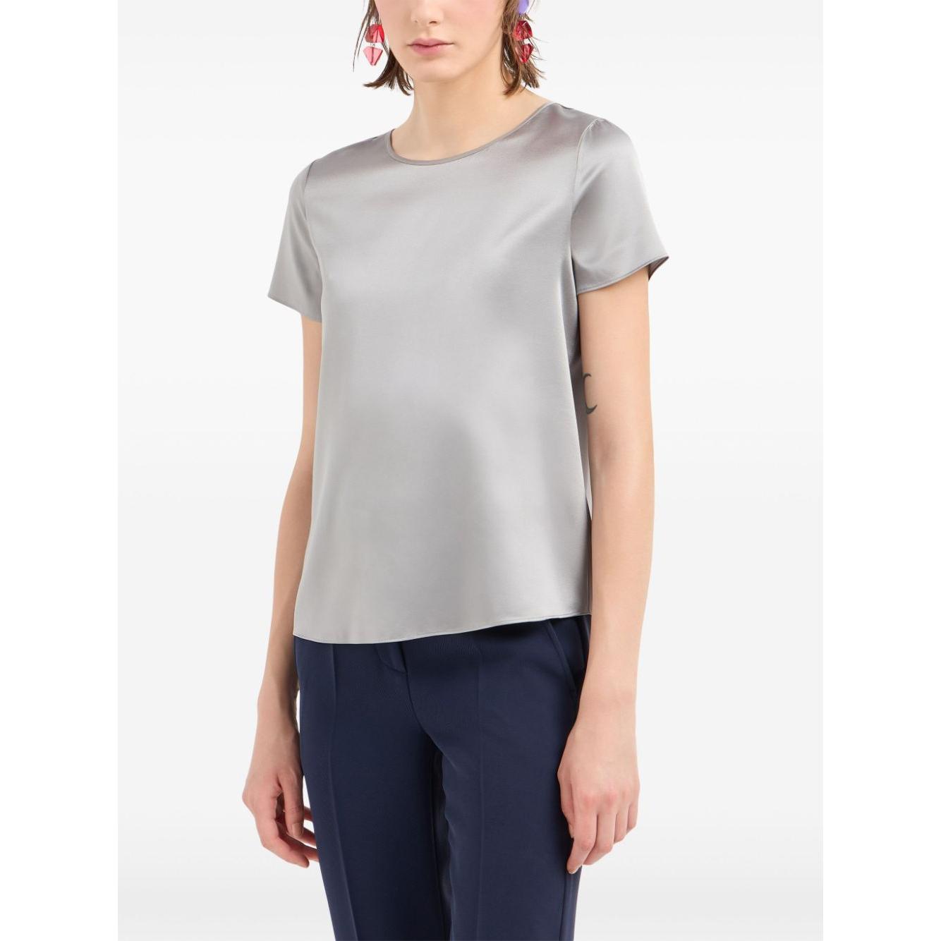 Emporio Armani Top Grey Topwear Emporio Armani