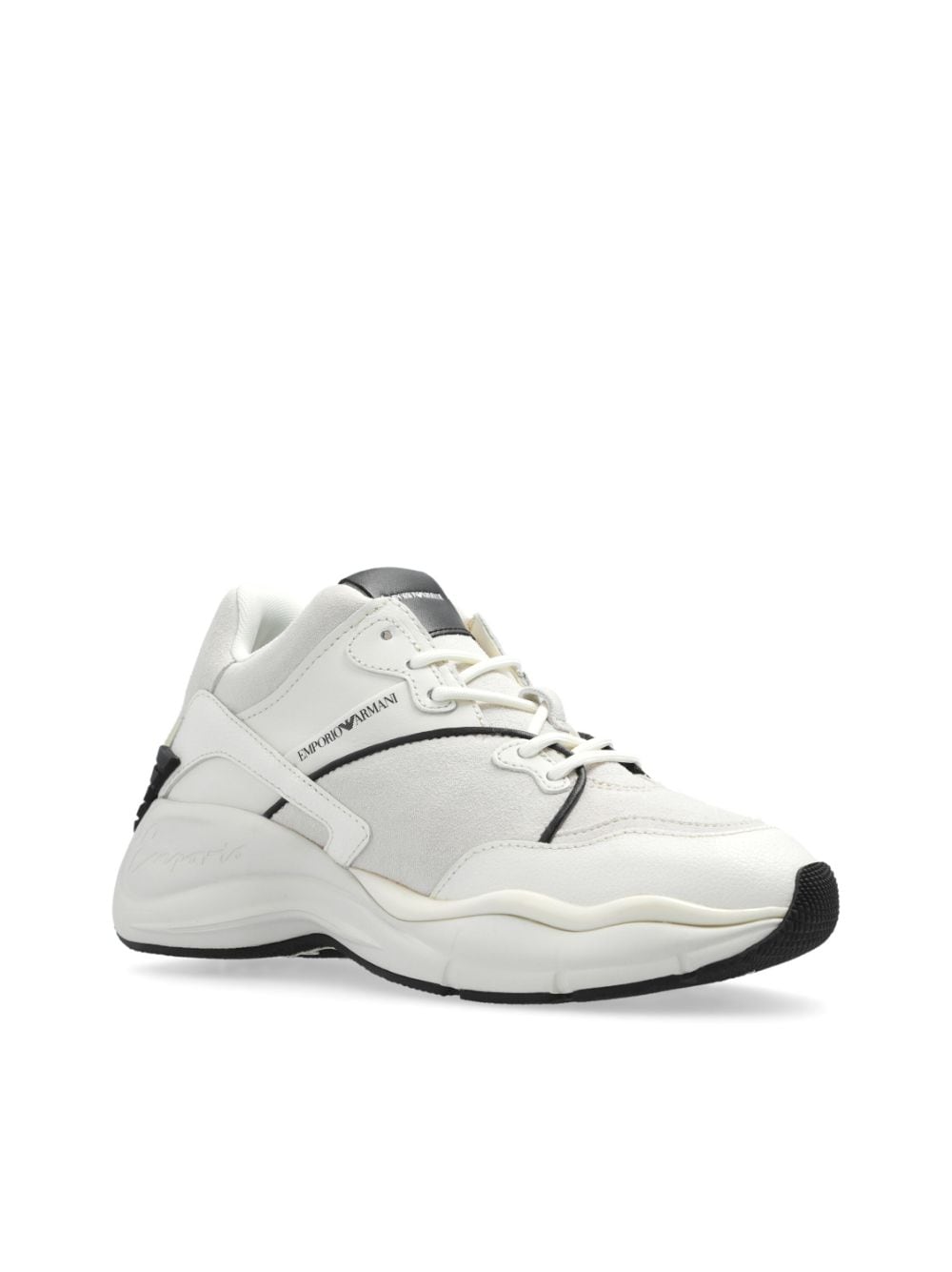 E 'CLAT Emporio Armani Men Sneakers White