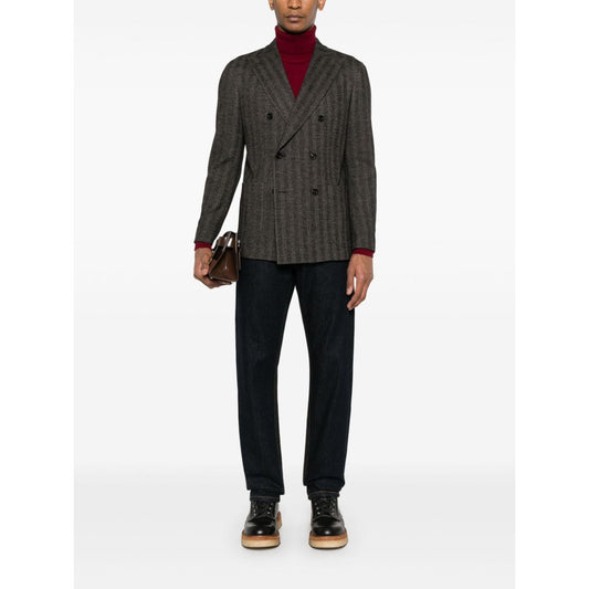 Boglioli  cotton-virgin wool Jackets Brown Jackets Boglioli