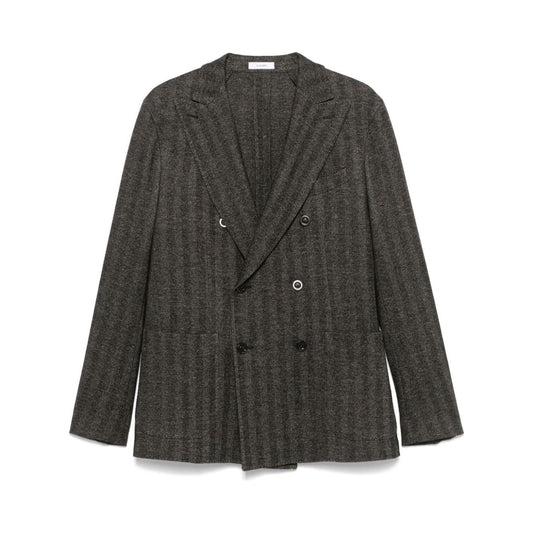 Boglioli  cotton-virgin wool Jackets Brown Jackets Boglioli