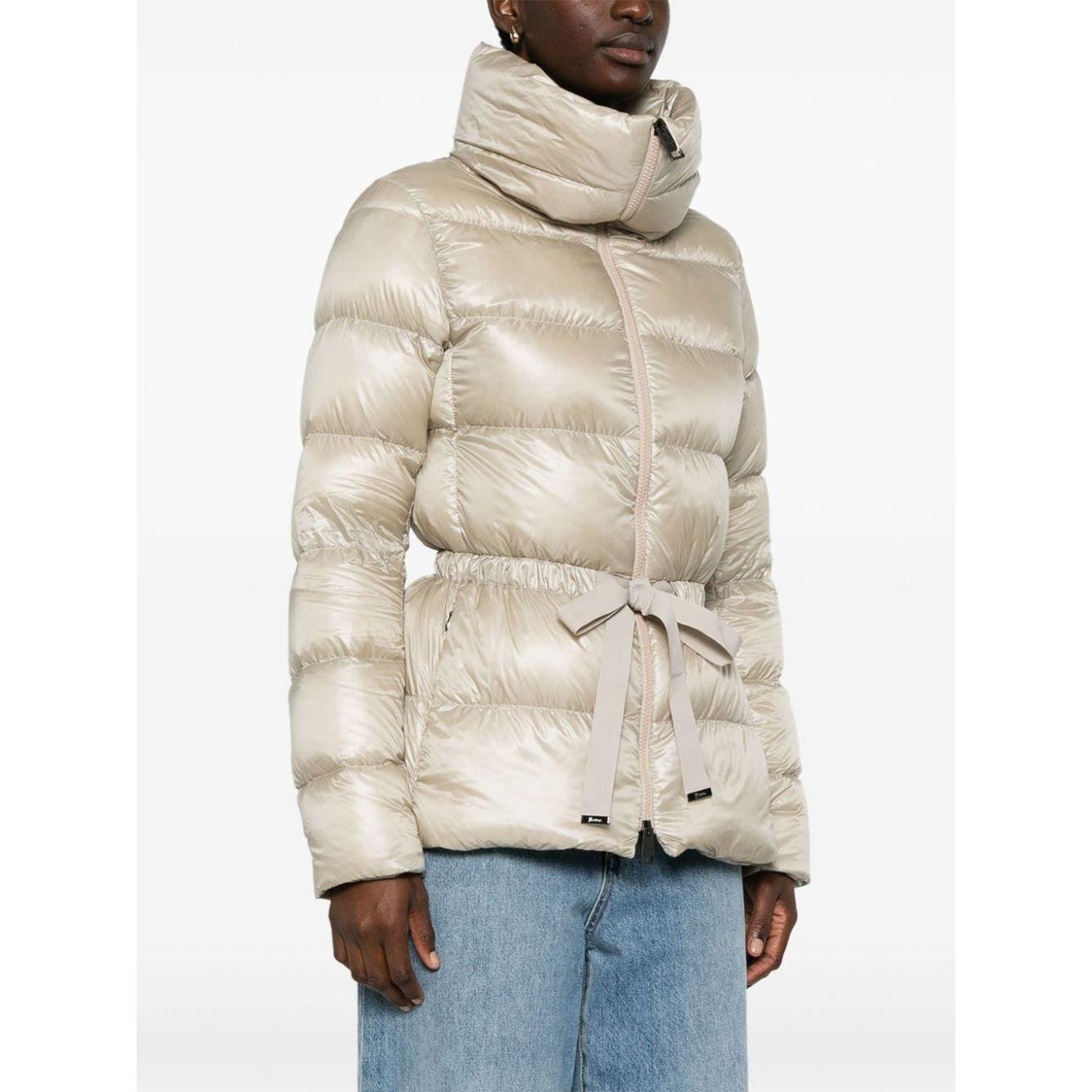 Herno Coats Beige Jackets Herno