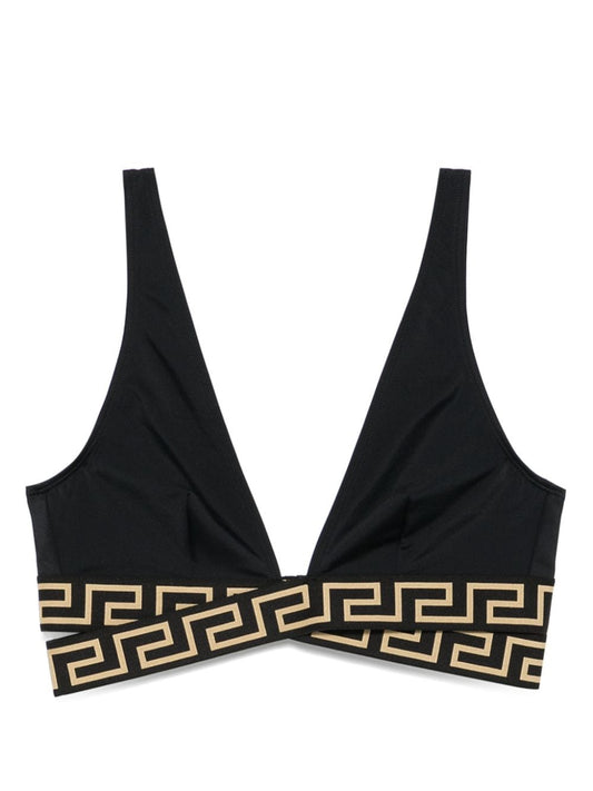 Versace greca print bikini top Beachwear & underwear Versace