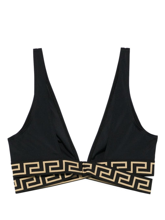 Versace greca print bikini top Beachwear & underwear Versace