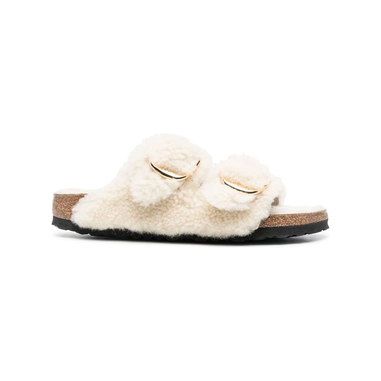 Birkenstock  shearling double-strap Sandals White Sandals Birkenstock