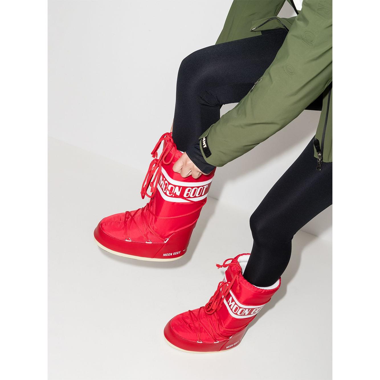 Moon Boot Men Boots Red Boots Moon Boot