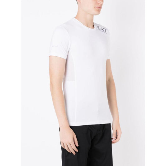 EA7 T-shirts and Polos White Topwear EA7