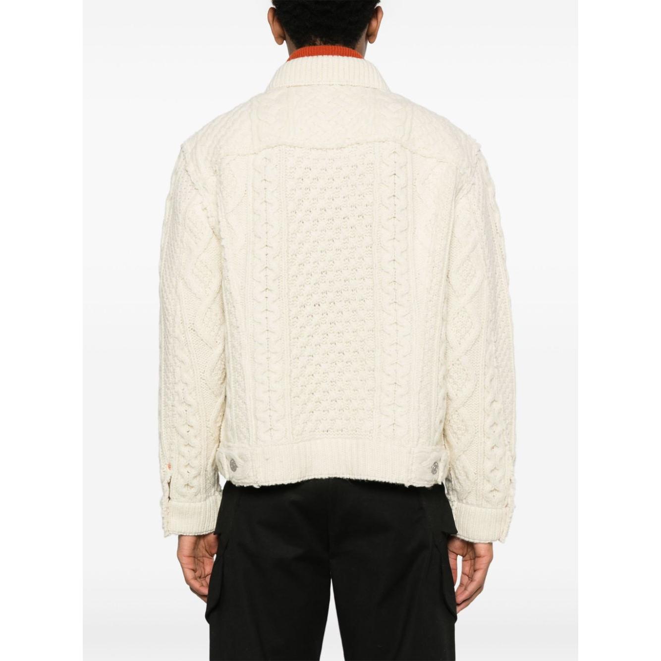 Junya Watanabe white wool Aran knit Shirts Shirts Junya Watanabe