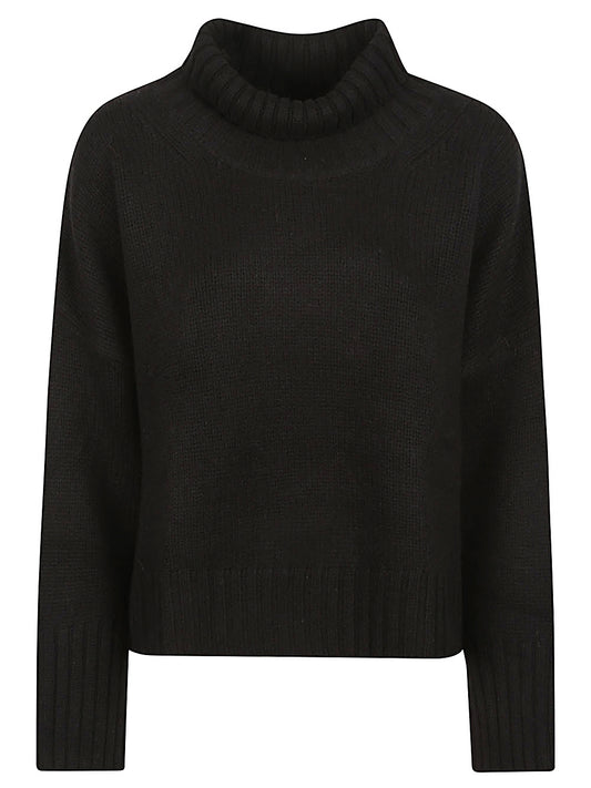 SOFT GOAT Sweaters Black Topwear SOFT GOAT