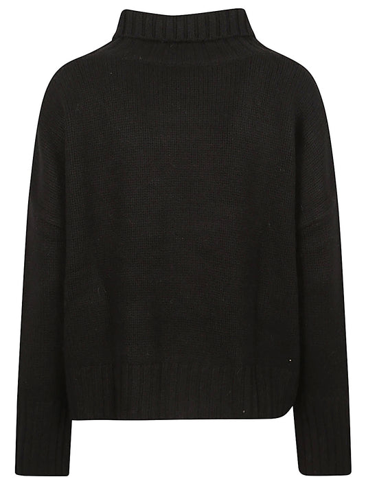 SOFT GOAT Sweaters Black Topwear SOFT GOAT