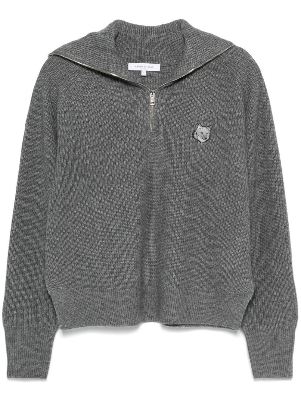 MAISON KITSUNE' Sweaters Grey Topwear Maison Kitsune'