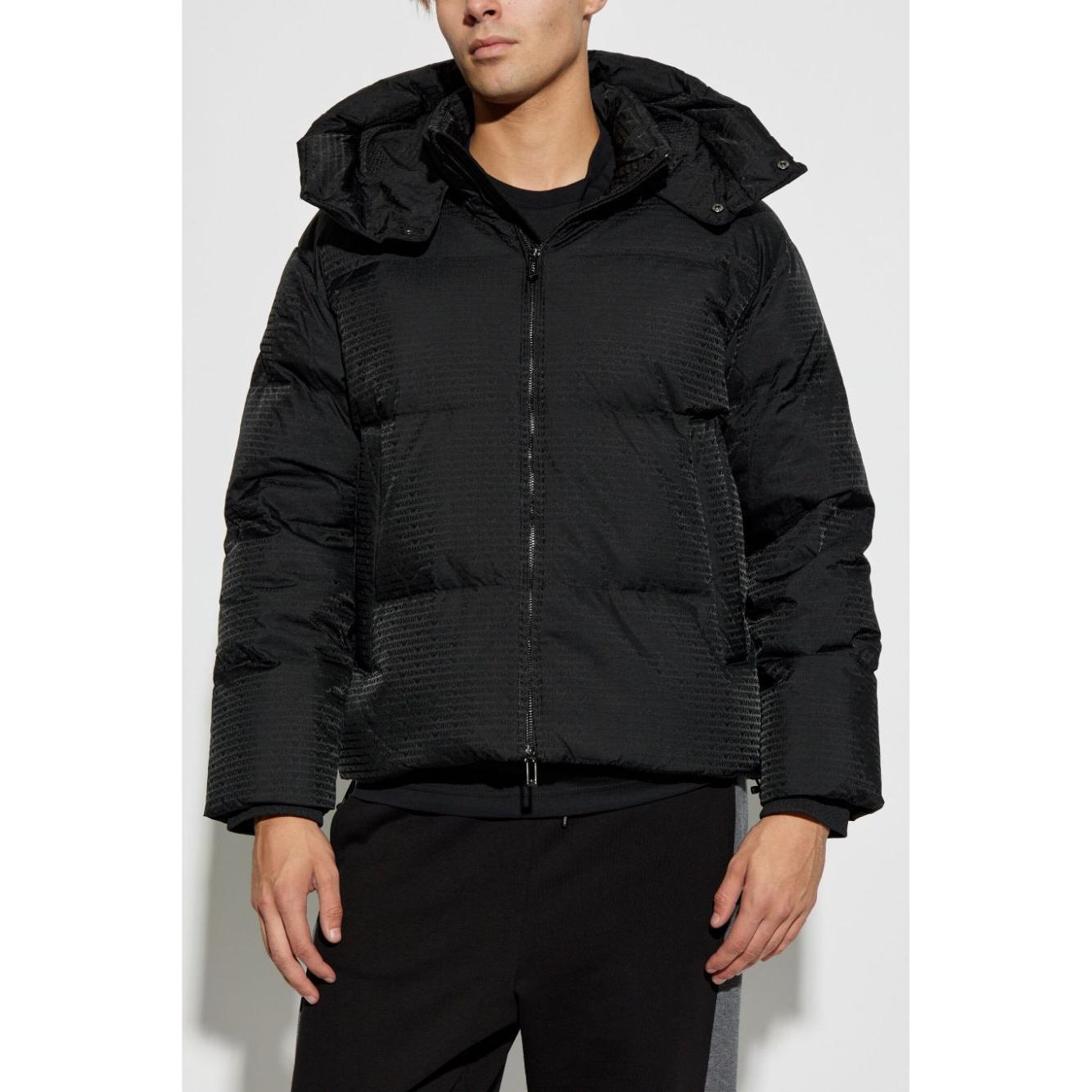 Emporio Armani Coats Black Jackets Emporio Armani