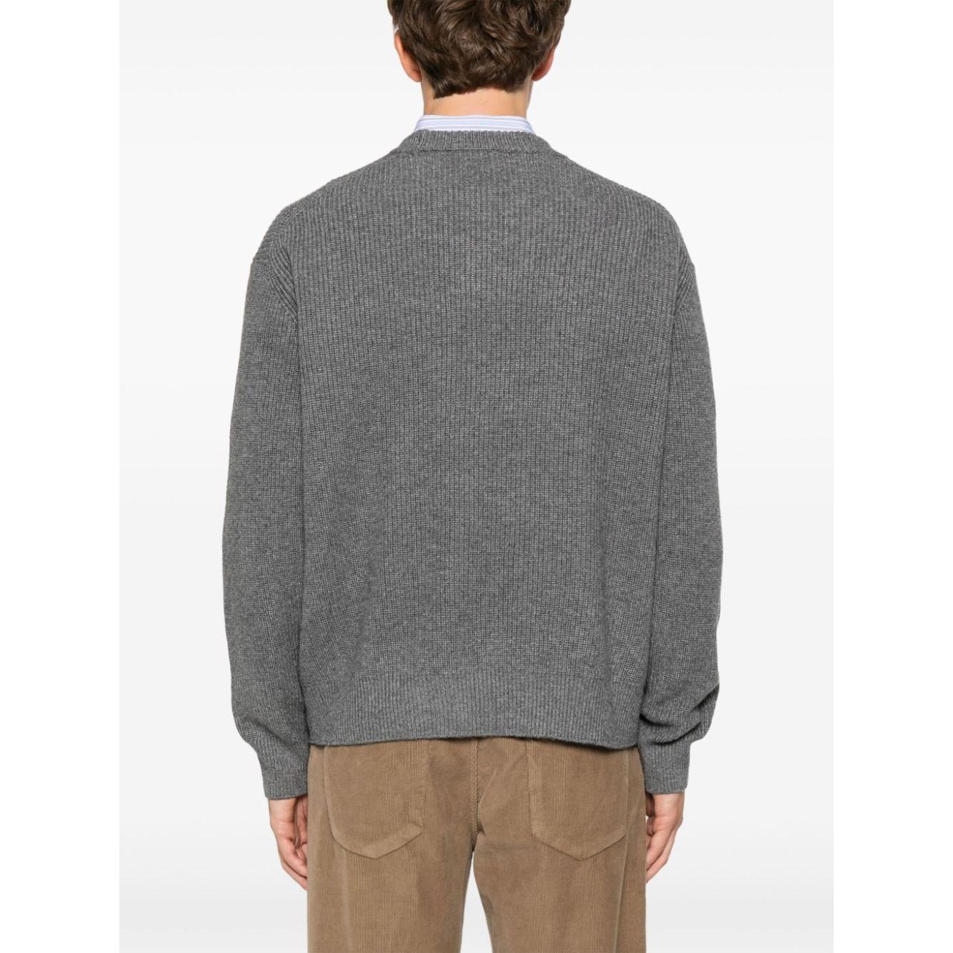 MAISON KITSUNE' Sweaters Grey Topwear Maison Kitsune'