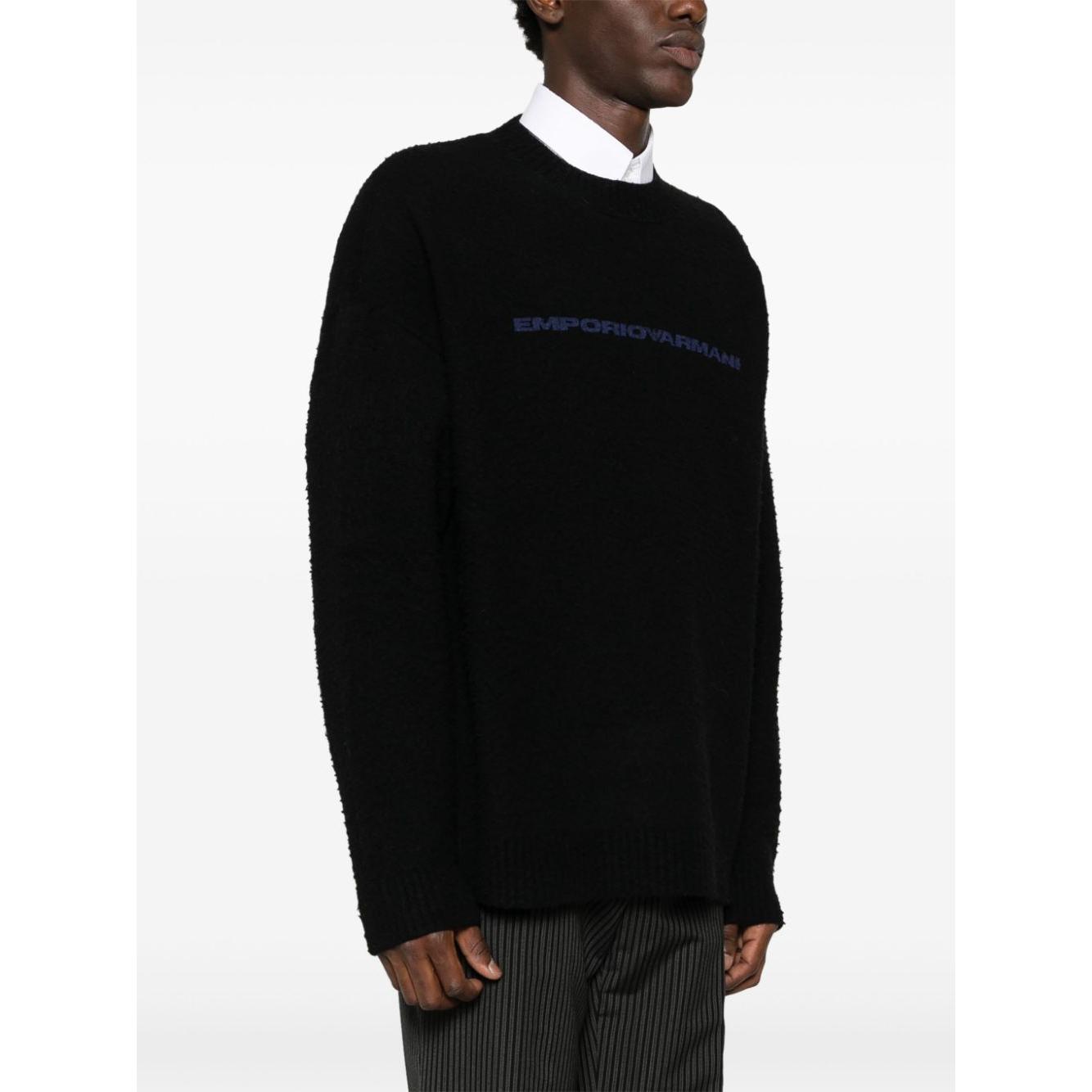 Emporio Armani Sweaters Black Topwear Emporio Armani