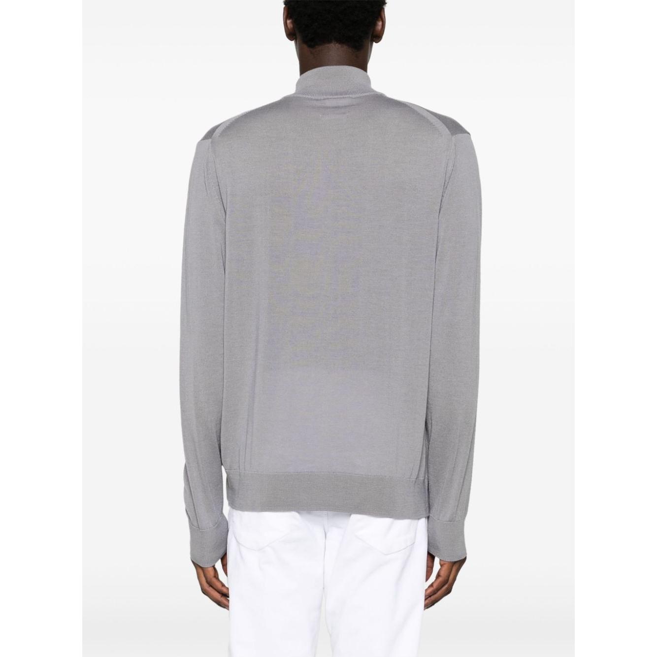 Emporio Armani Sweaters Grey Topwear Emporio Armani