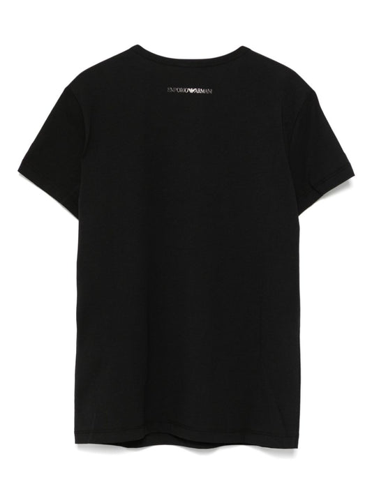 Emporio Armani T-shirts and Polos Black Topwear Emporio Armani