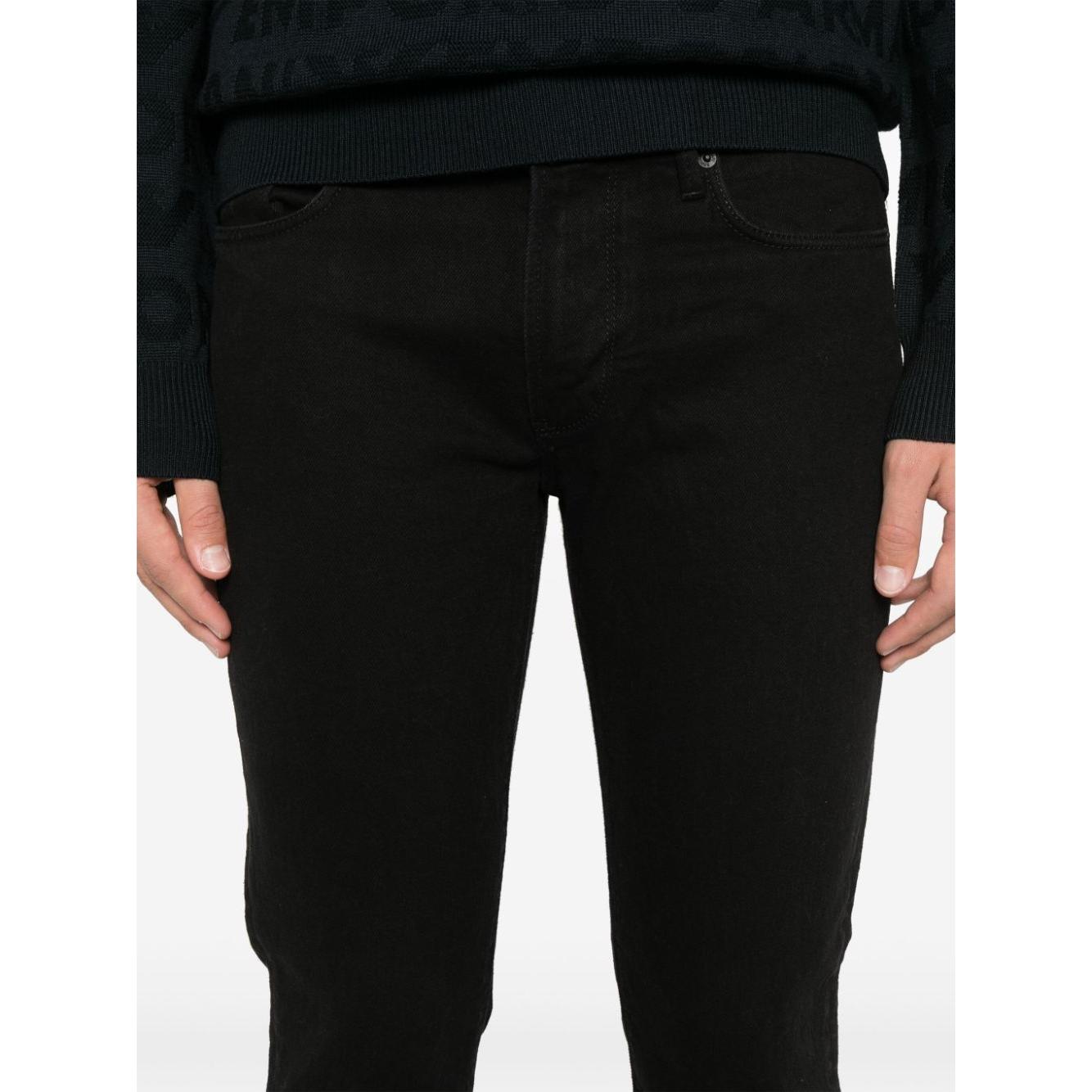 Emporio Armani  stretch-cotton Men Jeans Black Jeans Emporio Armani