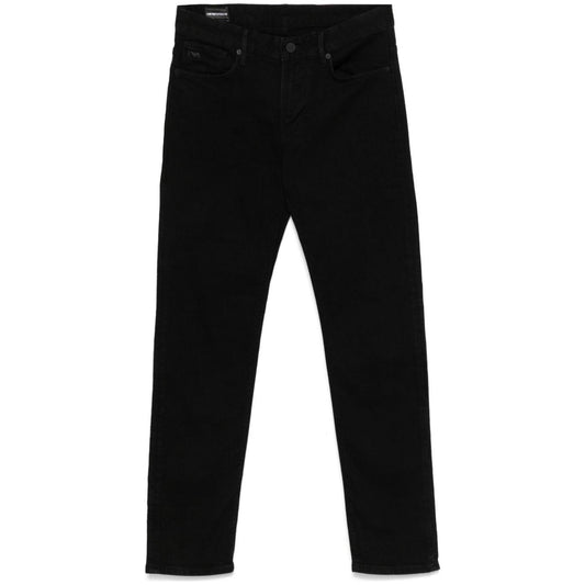 Emporio Armani  stretch-cotton Men Jeans Black Jeans Emporio Armani