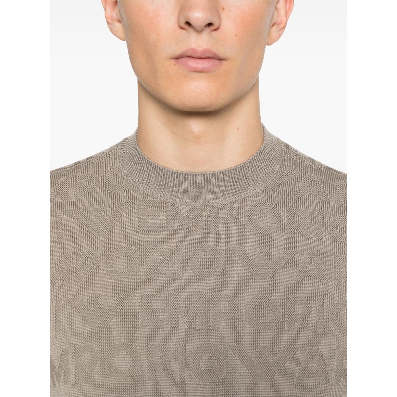 Emporio Armani Sweaters Dove Grey Topwear Emporio Armani