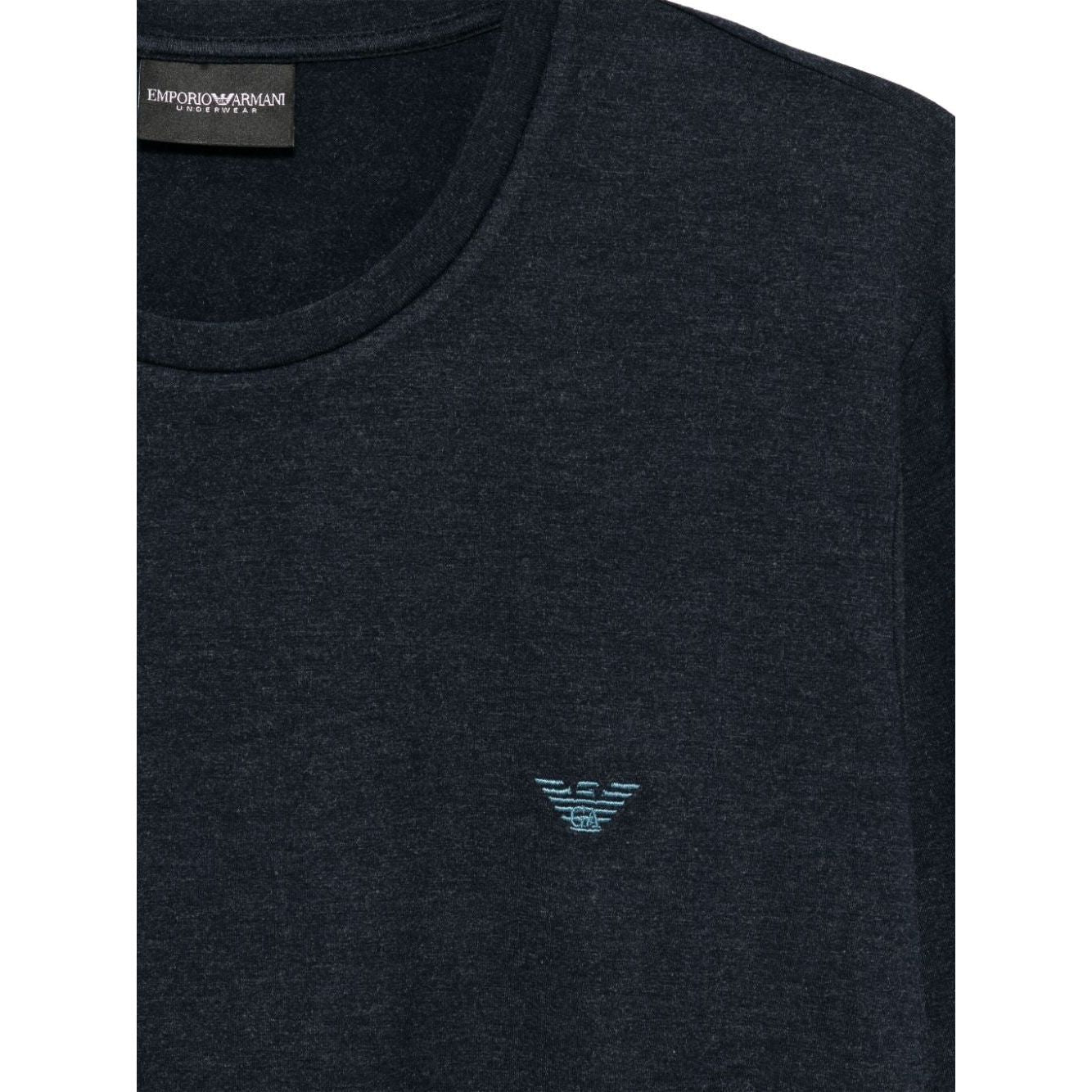 Emporio Armani T-shirts and Polos Blue Topwear Emporio Armani