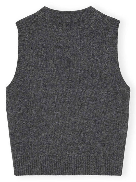 GANNI Sweaters Grey Topwear Ganni