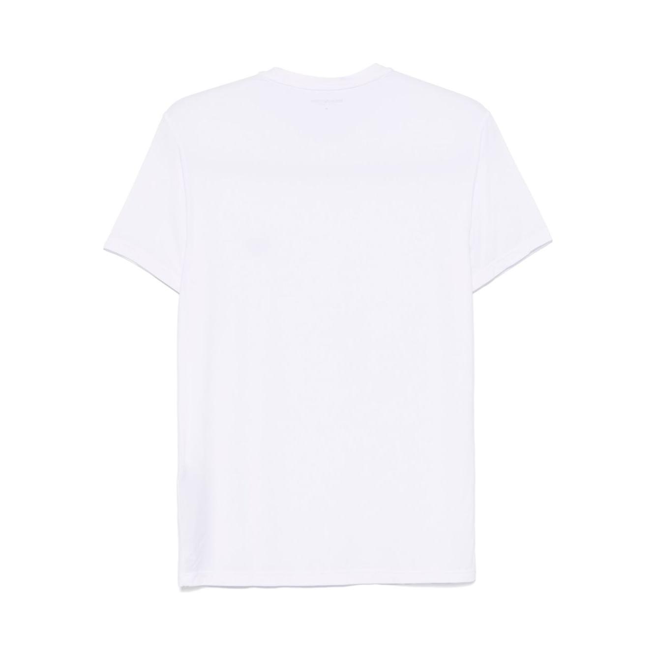 Emporio Armani T-shirts and Polos White Topwear Emporio Armani