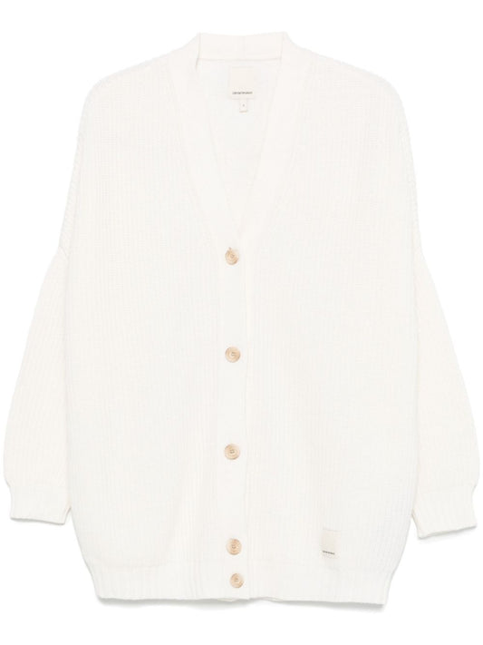 Emporio Armani Sweaters White Topwear Emporio Armani