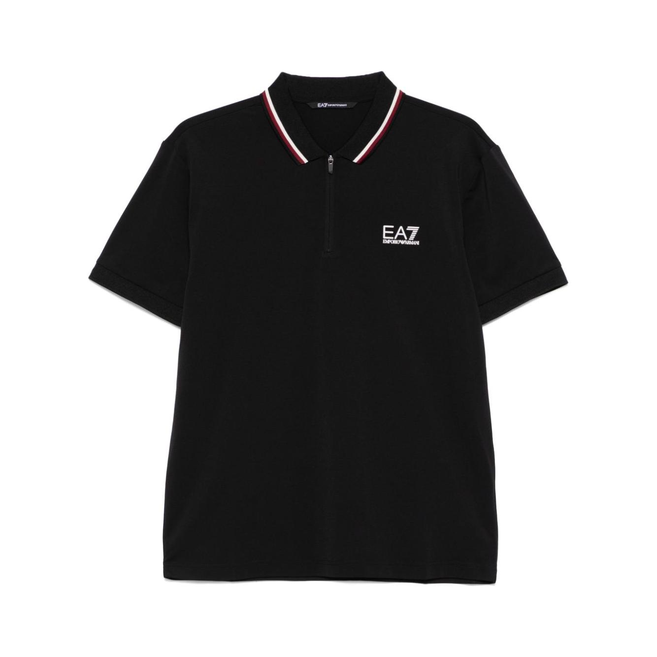 EA7 T-shirts and Polos Black Topwear EA7