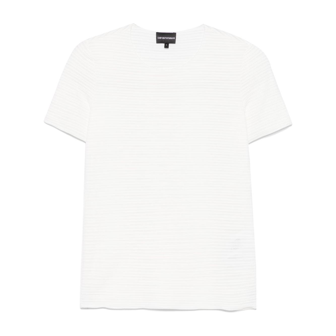 Emporio Armani T-shirts and Polos White Topwear Emporio Armani