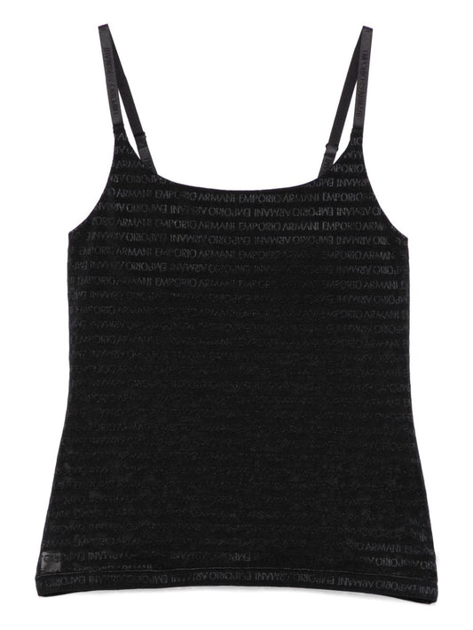 Emporio Armani Top Black Topwear Emporio Armani