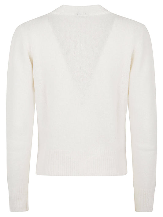 Base Sweaters White Topwear Base Beige