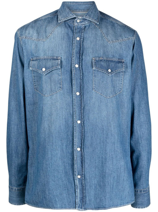 Brunello Cucinelli Denim shirt Shirts Brunello Cucinelli