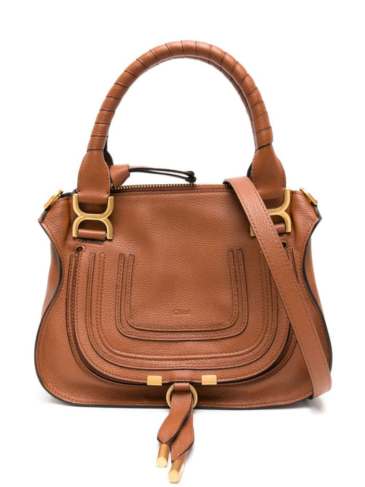 Chloè  Marcie handbag Leather Brown Handbag Chloè