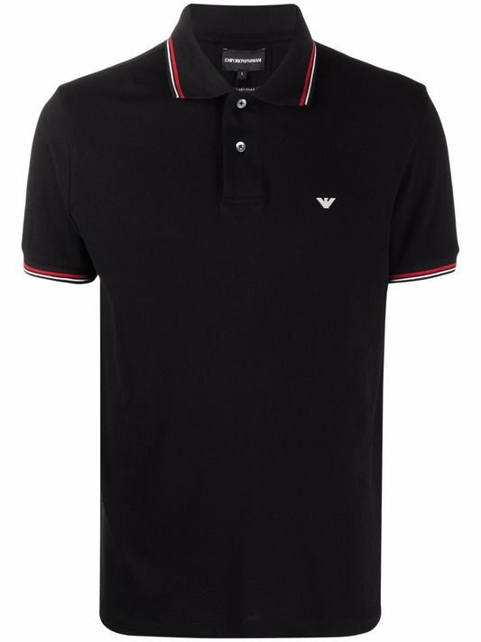 Emporio Armani logo print polo shirt Topwear Emporio Armani