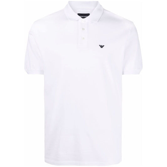 Emporio Armani logo-embroidered polo shirt